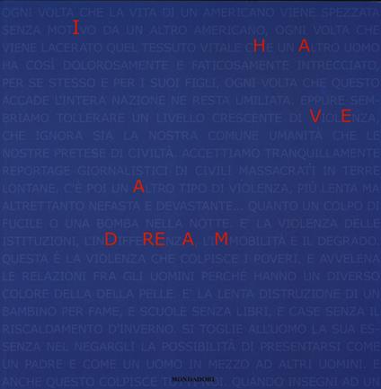 I have a dream. 50 artisti più uno a sostegno dei diritti umani. Catalogo della mostra (Milano, 8 ottobre-10 ottobre 2014). Ediz. italiana e inglese - copertina