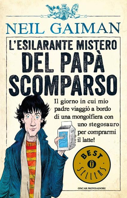 L'esilarante mistero del papà scomparso. Ediz. illustrata - Neil Gaiman - copertina