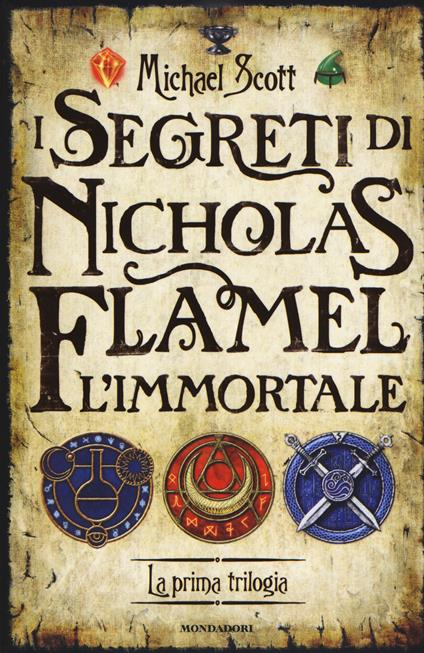 I segreti di Nicholas Flamel, l'immortale. La prima trilogia - Michael Scott - copertina