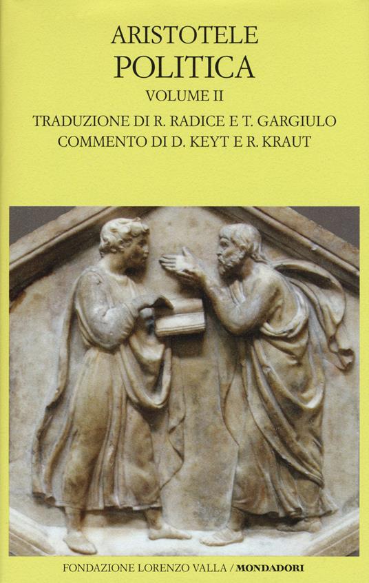Politica. Testo greco a fronte. Vol. 2: Libri V-VIII. - Aristotele - copertina