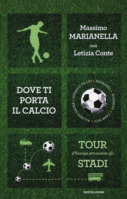 Dove ti porta il calcio. Tour d'Europa attraverso gli stadi - Massimo Marianella,Letizia Conte - copertina