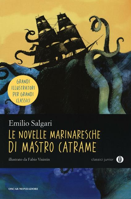 Le novelle marinaresche di mastro Catrame - Emilio Salgari - copertina