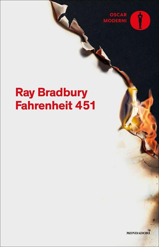 Fahrenheit 451 Ray Bradbury Libro Mondadori Oscar moderni IBS