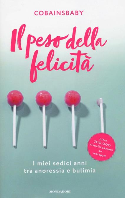 Il peso della felicità. I miei sedici anni tra anoressia e bulimia - Cobainsbaby - copertina