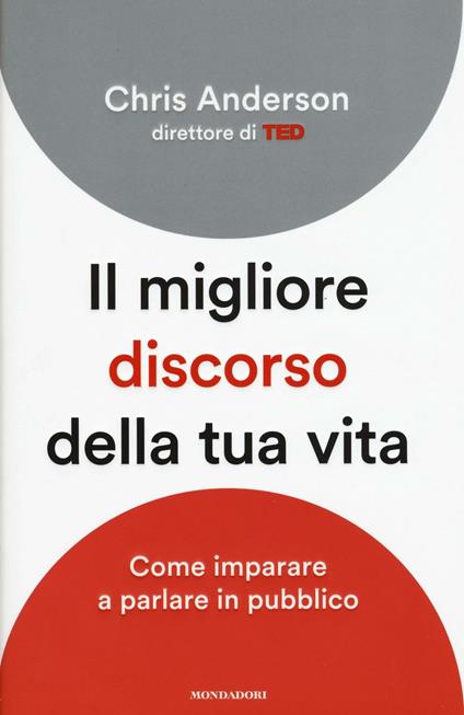 Il migliore discorso della tua vita. Come imparare a parlare in pubblico - Chris Anderson - copertina