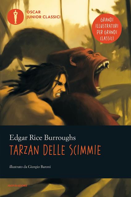 Tarzan delle scimmie - Edgar Rice Burroughs - copertina