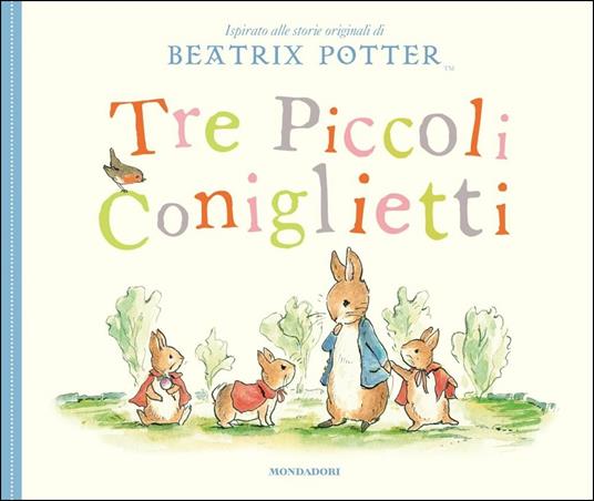 Tre piccoli coniglietti - Beatrix Potter - copertina