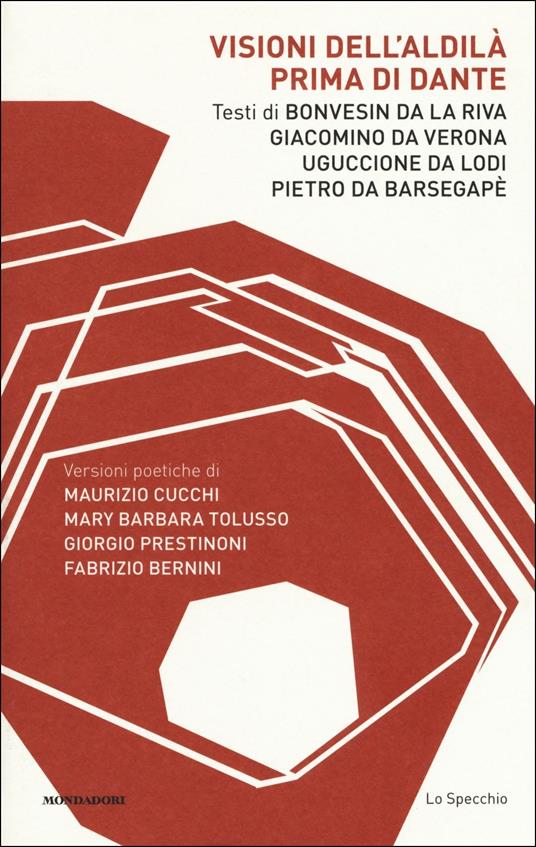 Visioni dell'aldilà prima di Dante - Bonvesin de la Riva,Giacomino da Verona,Uguccione - copertina