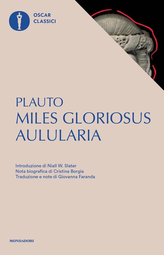 Aulularia-Miles gloriosus. Testo latino a fronte - T. Maccio Plauto - copertina