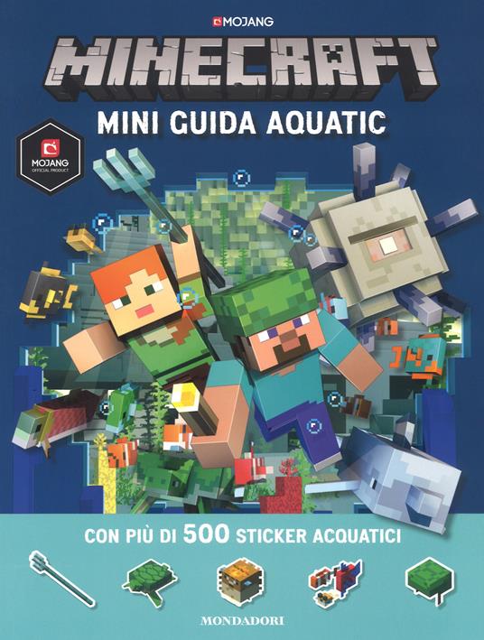 Minecraft. Mini guida aquatic. Con adesivi - Stephanie Milton - copertina