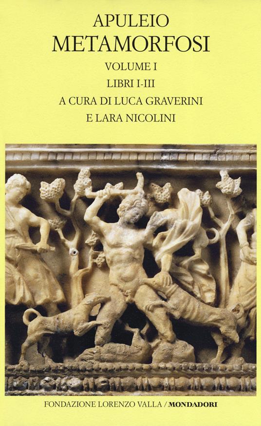 Metamorfosi. Testo latino a fronte. Ediz. critica. Vol. 1: Libri I-III - Apuleio - copertina