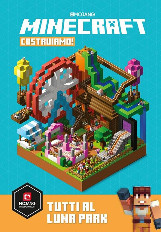 Minecraft Mojang. Costruiamo! Tutti al Luna Park - Stephanie Milton - copertina