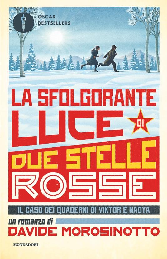 La sfolgorante luce di due stelle rosse. Il caso dei quaderni di Viktor e Nadya - Davide Morosinotto - copertina