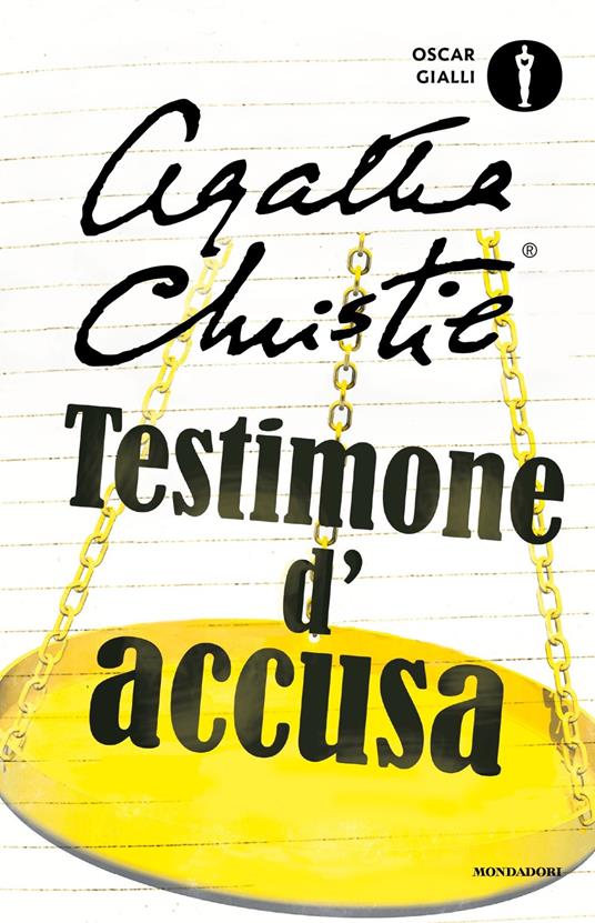 Testimone d'accusa e altre storie - Agatha Christie - copertina