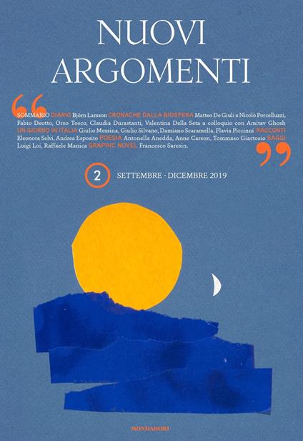 Nuovi Argomenti. Settembre-dicembre (2019) - copertina