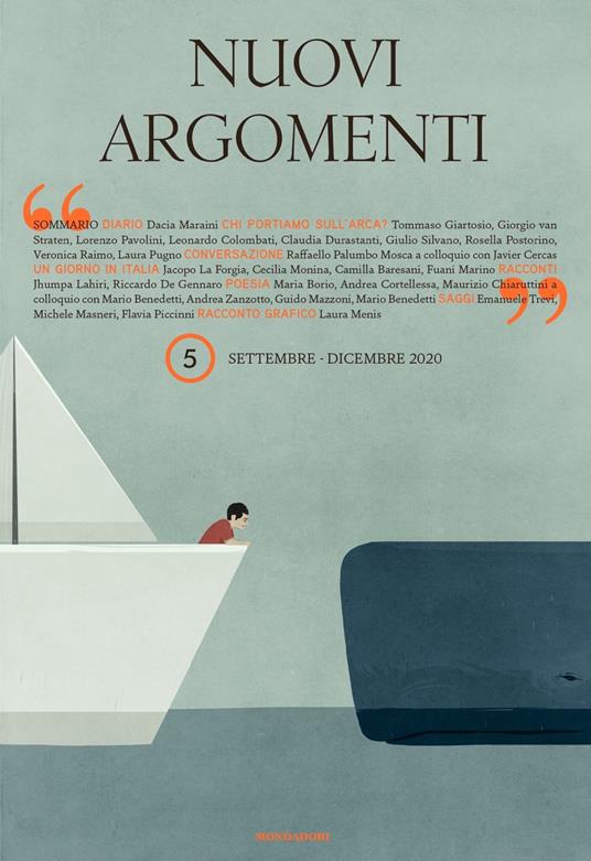 Nuovi argomenti (2020). Vol. 5: Settembre-Dicembre. - copertina