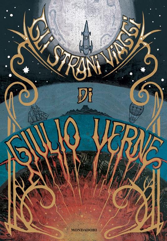 Gli strani viaggi di Giulio Verne - Jules Verne - copertina