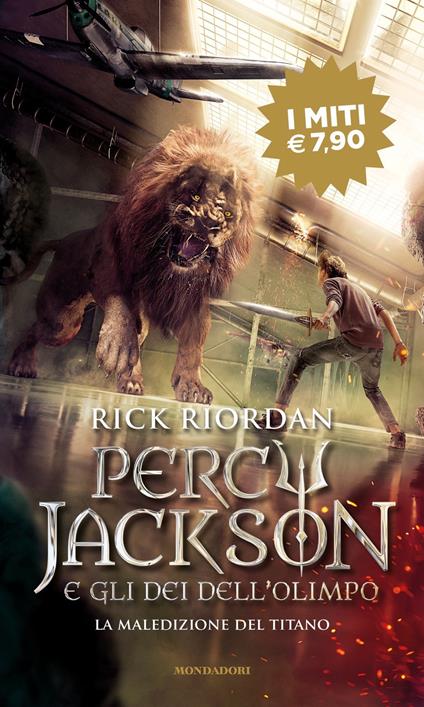 La maledizione del titano. Percy Jackson e gli dei dell'Olimpo. Vol. 3 - Rick Riordan - copertina
