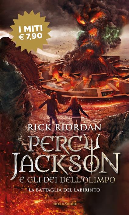 La battaglia del labirinto. Percy Jackson e gli dei dell'Olimpo. Vol. 4 - Rick Riordan - copertina