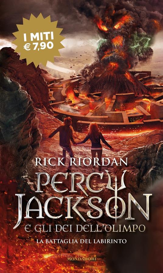 La battaglia del labirinto. Percy Jackson e gli dei dell'Olimpo. Vol. 4 - Rick Riordan - copertina