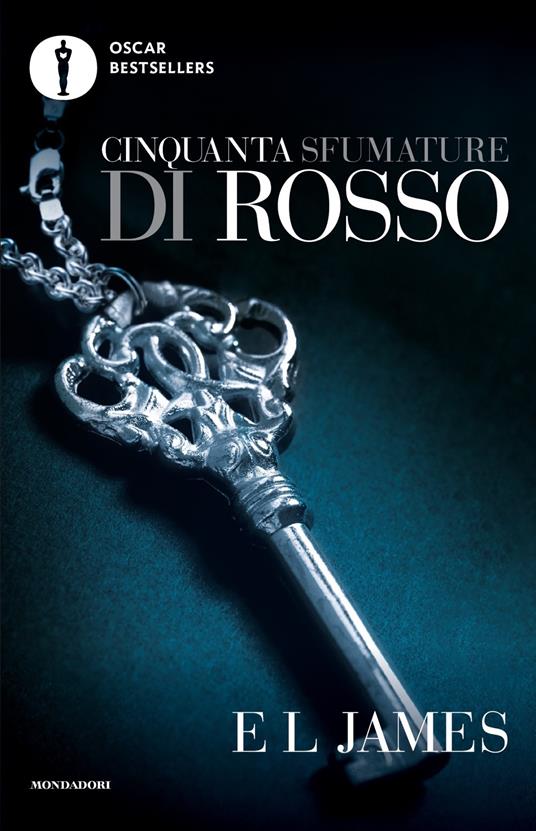 Cinquanta sfumature di rosso - E. L. James - copertina