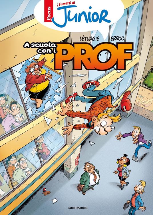 A scuola con i Prof. I fumetti di Focus Junior - Erroc - copertina