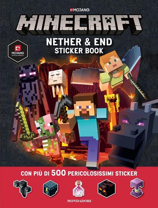 Minecraft. Nether & End sticker book. Con adesivi. Ediz. a colori - copertina