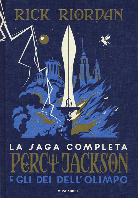 Percy Jackson e gli dei dell'Olimpo. La saga completa - Rick Riordan - copertina