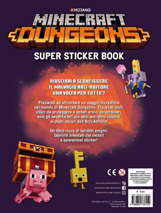 Minecraft Dungeons. Super sticker book - Craig Jelley - 2