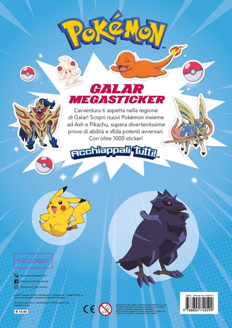 Pokémon. Galar megasticker. Con 1001 sticker. Ediz. a colori - 2