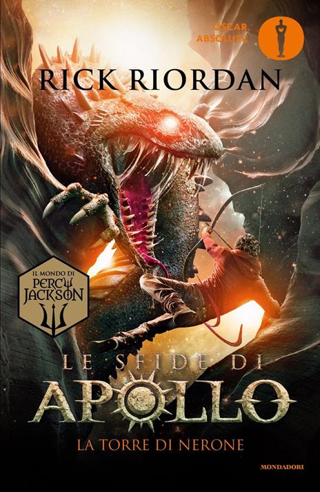 La torre di Nerone. Le sfide di Apollo. Vol. 5 - Rick Riordan - copertina