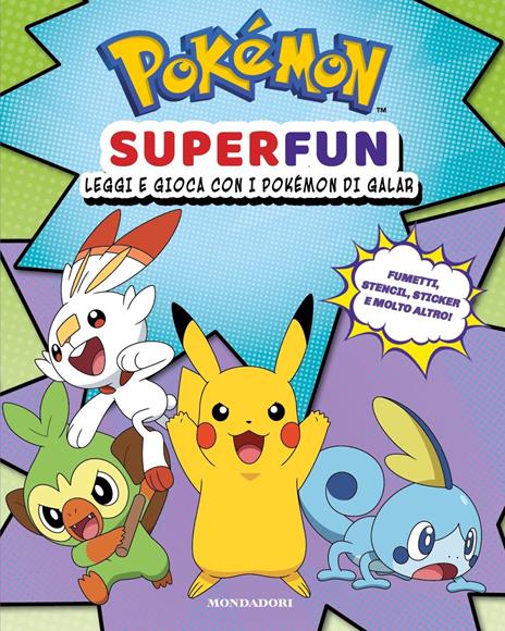 Pokémon Superfun. Leggi e gioca con i Pokémon di Galar. Con adesivi. Ediz. a colori - copertina