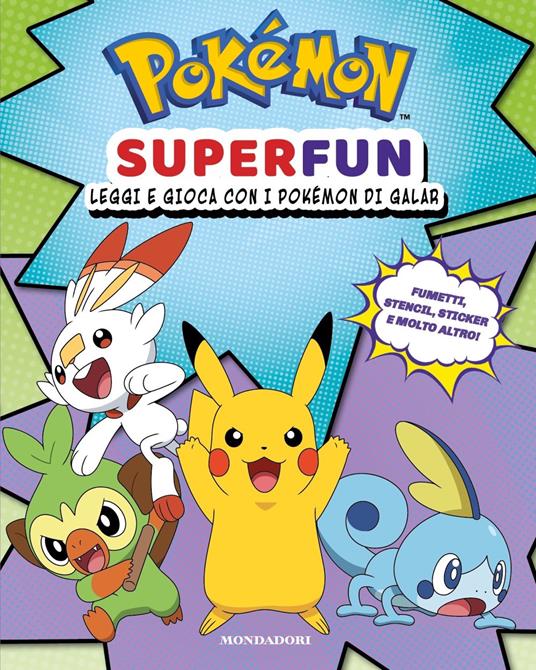 Pokémon Superfun. Leggi e gioca con i Pokémon di Galar. Con adesivi. Ediz. a colori - copertina