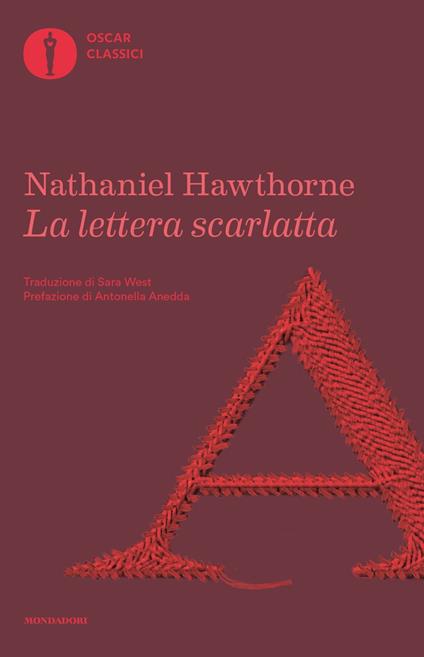 La lettera scarlatta - Nathaniel Hawthorne - copertina