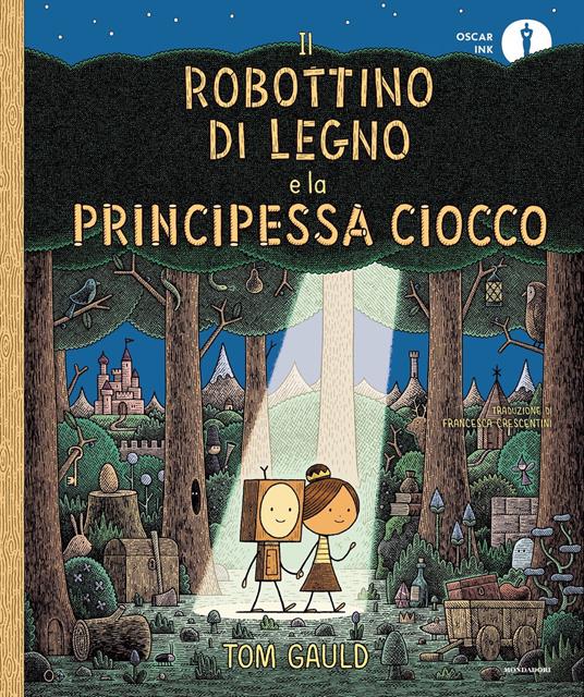 Il Robottino di Legno e la Principessa Ciocco - Tom Gauld - copertina
