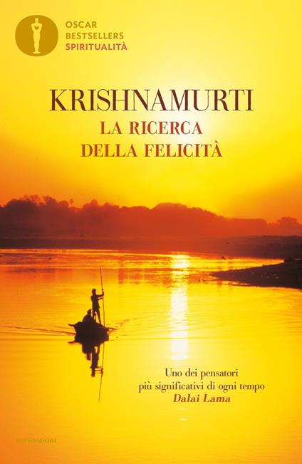La ricerca della felicità - Jiddu Krishnamurti - copertina