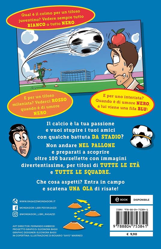 90 barzellette di calcio + recupero - Augusto Macchetto - Libro