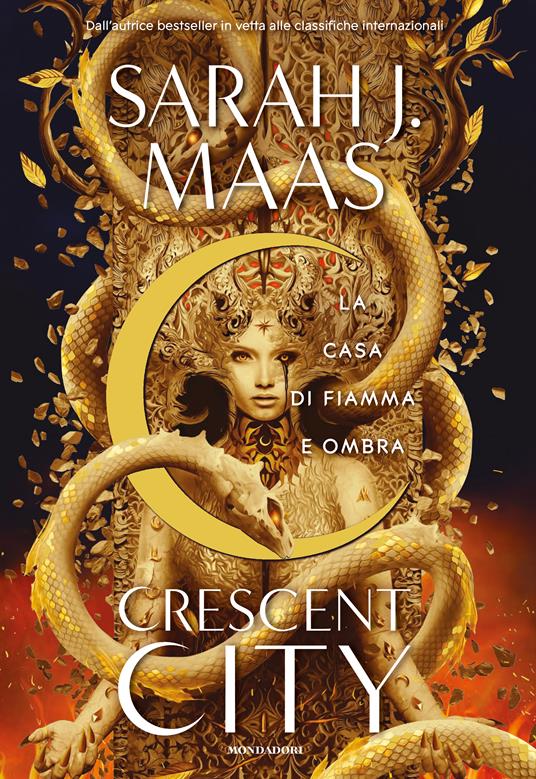 La casa di fiamma e ombra. Crescent City - Sarah J. Maas - copertina