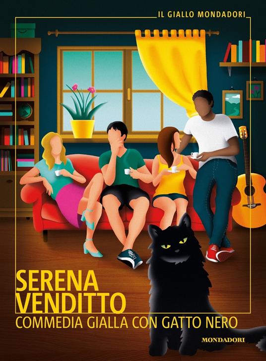 Commedia gialla con gatto nero - Serena Venditto - copertina