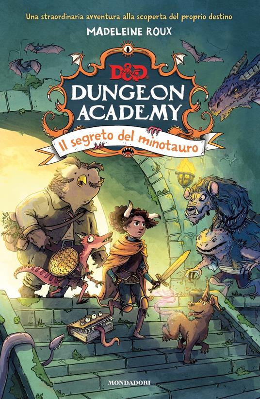 Il segreto del minotauro. D&D. Dungeon Academy - Madeleine Roux - copertina