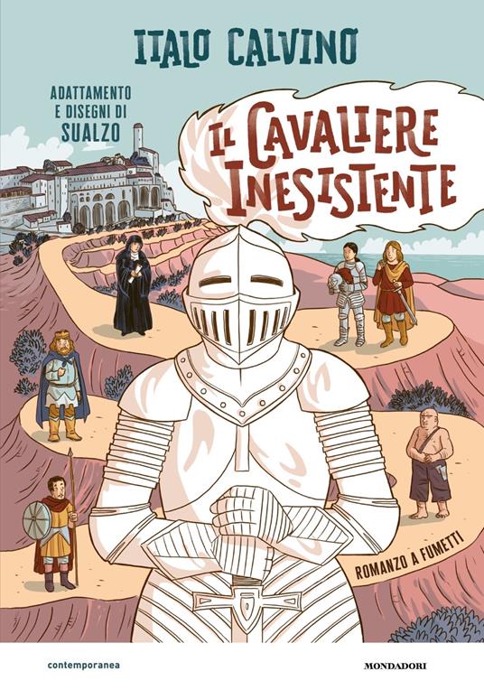 Il cavaliere inesistente. Romanzo a fumetti - Italo Calvino - copertina