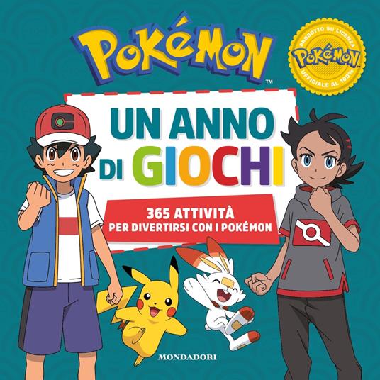 Pokémon. Un anno di giochi. 365 attività per divertirsi con i Pokémon. Ediz. a colori - copertina