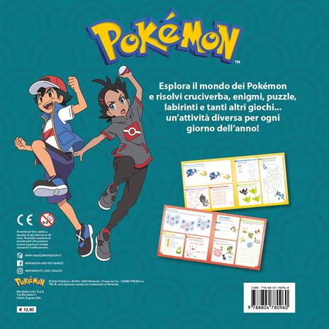 Pokémon. Un anno di giochi. 365 attività per divertirsi con i Pokémon. Ediz. a colori - 2