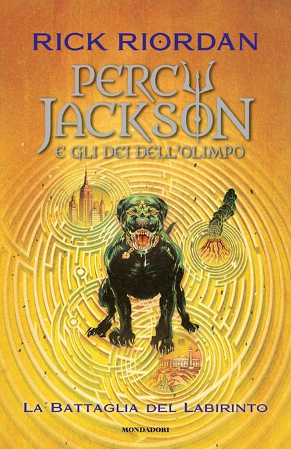 La battaglia del labirinto. Percy Jackson e gli dei dell'Olimpo. Vol. 4 - Rick Riordan - copertina