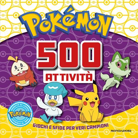 Pokémon. 500 attività. Ediz. a colori - copertina
