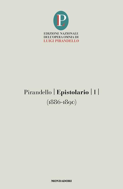 Epistolario. Vol. 1: (1886-1890) - Luigi Pirandello - copertina