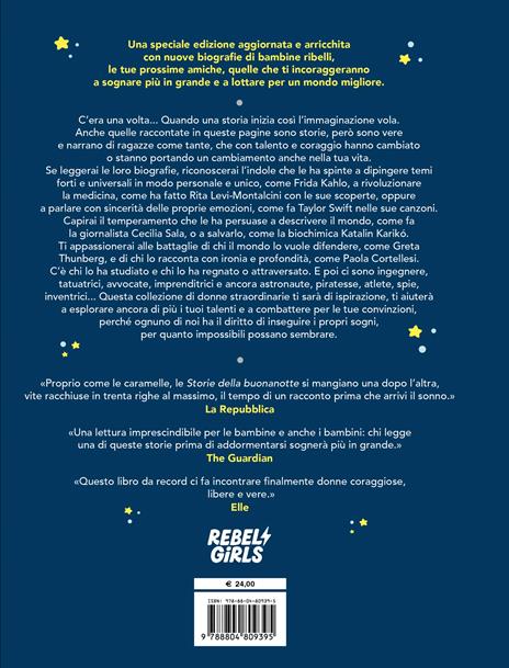 Storie della buonanotte per bambine ribelli. Oltre 100 vite di donne straordinarie. Nuova ediz. - Francesca Cavallo,Elena Favilli - 2