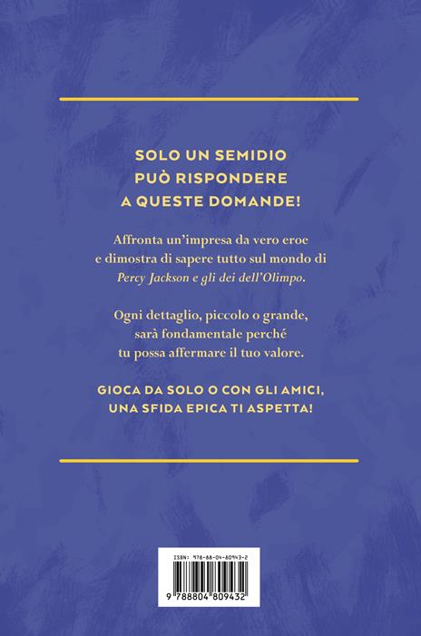 Libro quiz. Percy Jackson e gli dei dell'Olimpo - 2