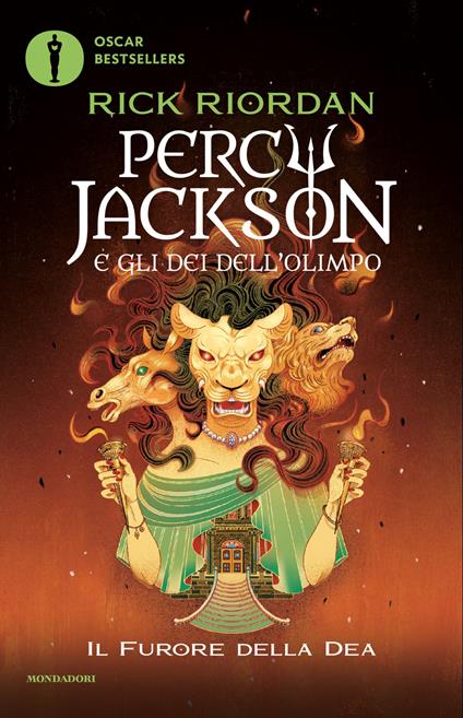 Il furore della dea. Percy Jackson e gli dei dell'Olimpo. Vol. 7 - Rick Riordan - copertina