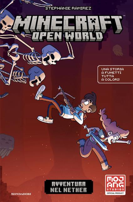 Minecraft. Open World. Avventura nel Nether - Stephanie Ramírez - copertina
